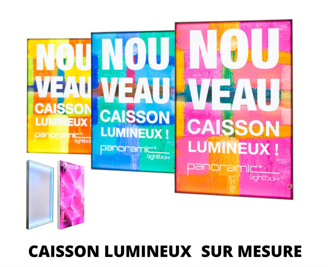 Caisson Lumineux / Lightbox